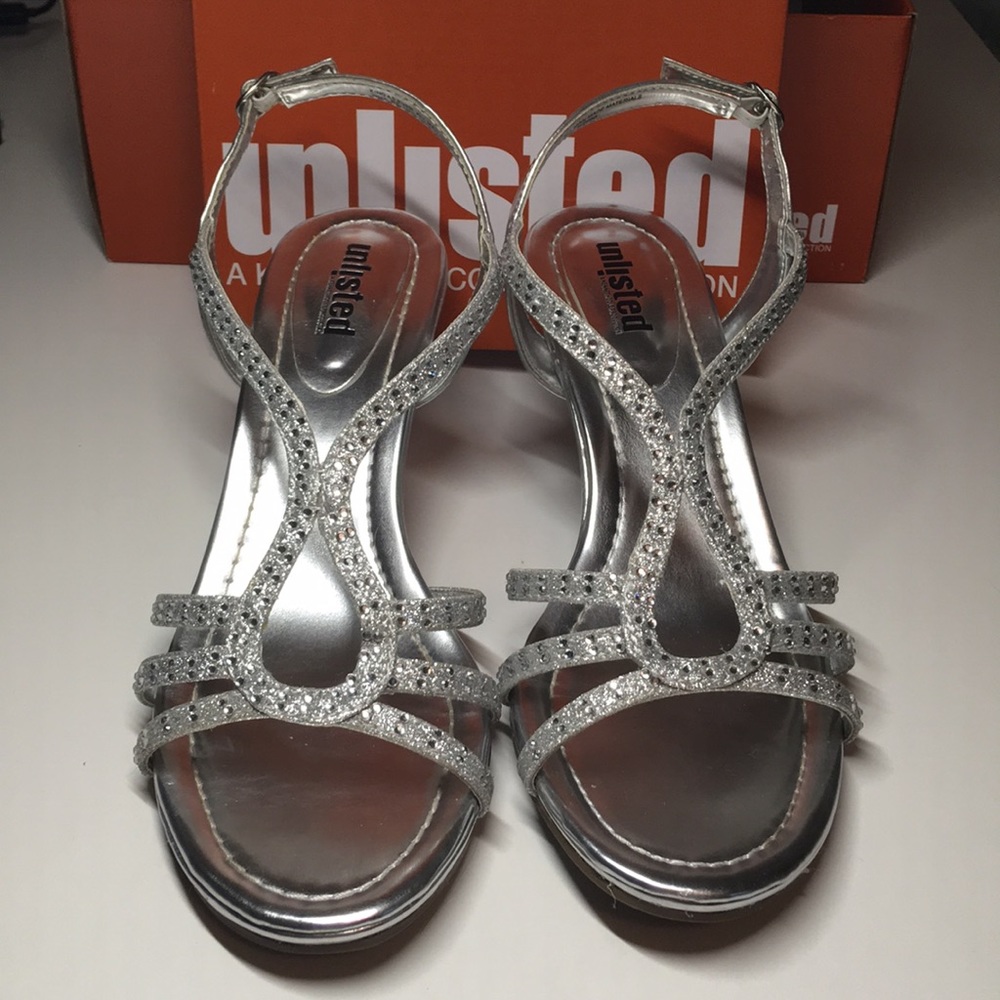 Sparkly High Heeled Sandals